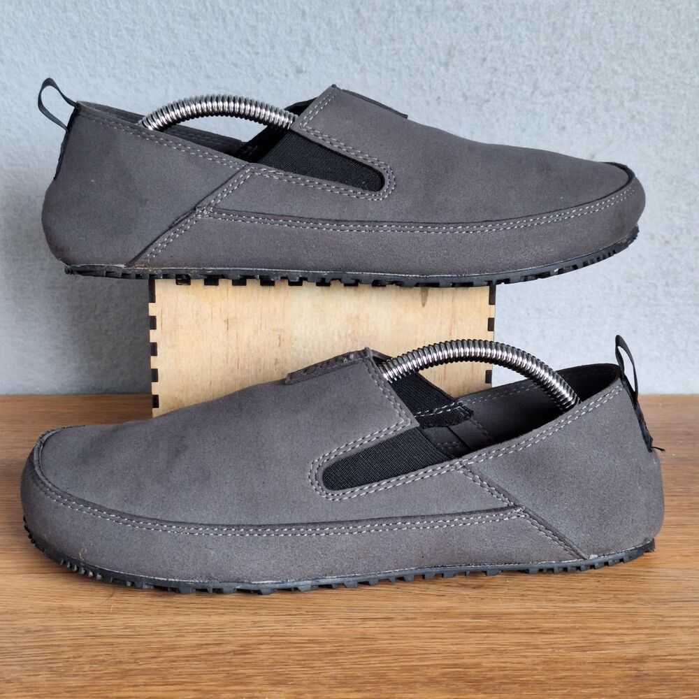 Xero Shoes Sunrise Loafers Men 7.5 Gray Canvas Slip On Minimalist Barefoot - Picture 4 of 13